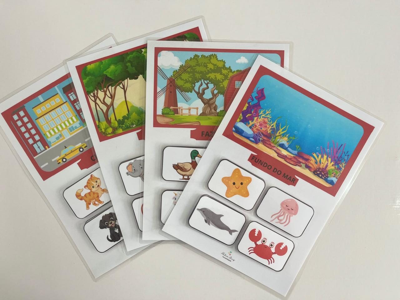 Jogo Educativo de Categorização Animais – De Onde Eu Sou?