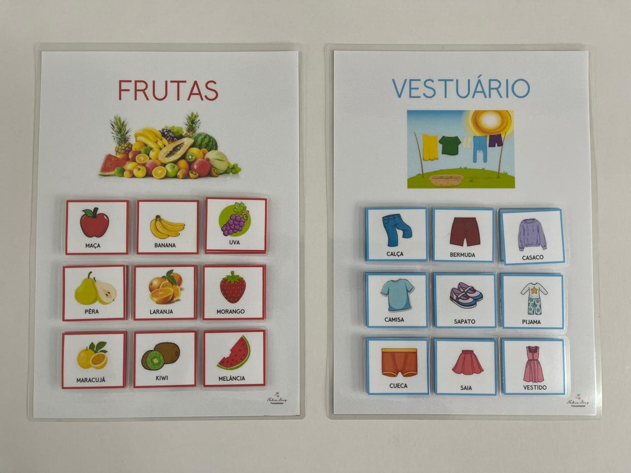 Jogo Educativo de Associação por Categorias: Frutas, Animais, Transportes, Profissões, Vestuário, Brinquedos e Partes do Corpo - Imagem 4